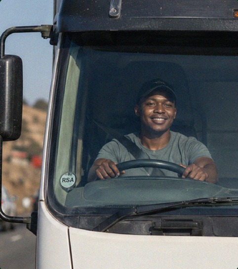 South African truck driver